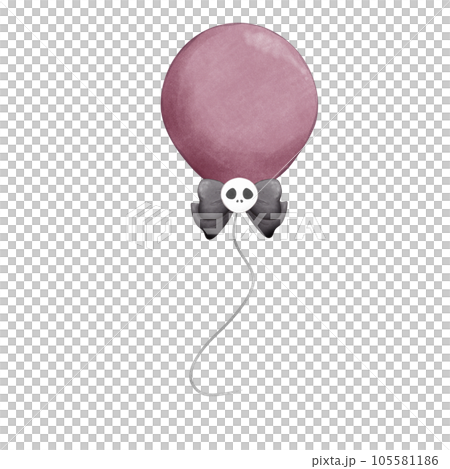 Halloween watercolor balloon. illustration for Holiday poster, greeting card, party invite Halloween watercolor balloon. illustration for Holiday poster, greeting card, party invite 105581186
