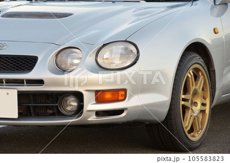 自動車イメージ　トヨタ6代目セリカGT-FOURのフロントマスク 105583823