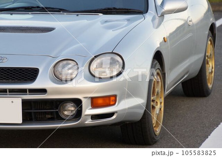 自動車イメージ　トヨタ6代目セリカGT-FOURのフロントマスク 105583825