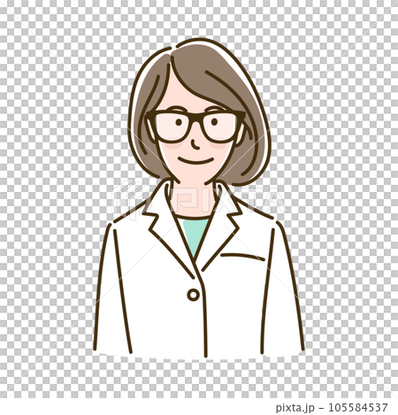 A lady in white A lady in white 105584537