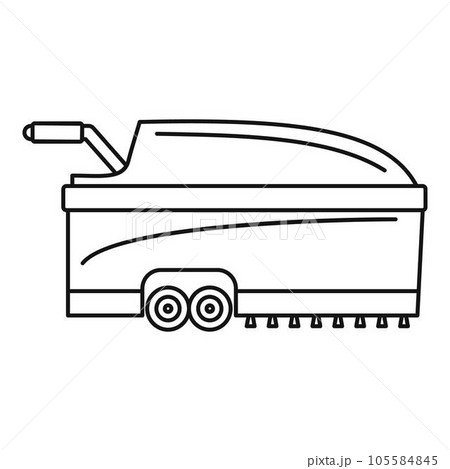 Hall vacuum cleaner icon. Outline hall vacuum cleaner vector icon for web design isolated on white background Hall vacuum cleaner icon. Outline hall vacuum cleaner vector icon for web design isolated on white background 105584845