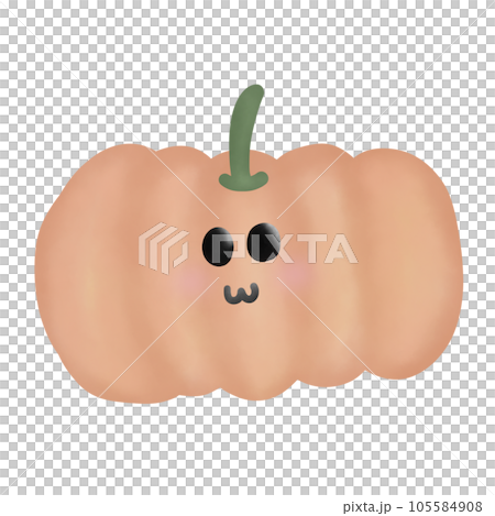 sweet pumpkin isolated on white background 105584908
