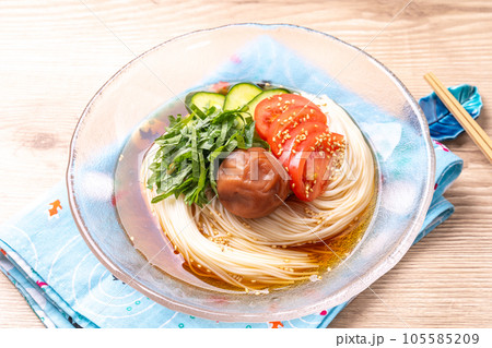 梅しそぶっかけそうめん 105585209