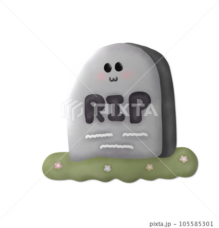 Halloween clipart 3D RIP Gave Halloween clipart 3D RIP Gave 105585301