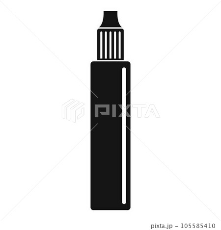 Nicotine liquid icon. Simple illustration of nicotine liquid vector icon for web design isolated on white background Nicotine liquid icon. Simple illustration of nicotine liquid vector icon for web design isolated on white background 105585410