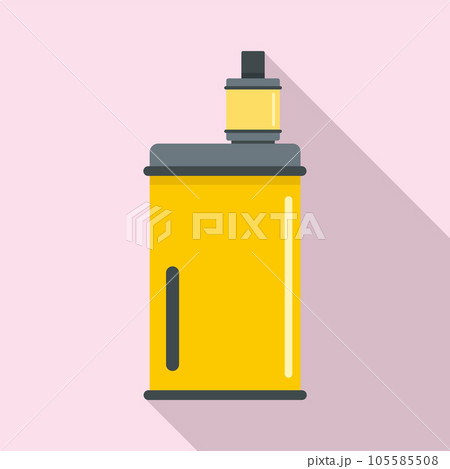 Vape mod icon. Flat illustration of vape mod vector icon for web design Vape mod icon. Flat illustration of vape mod vector icon for web design 105585508