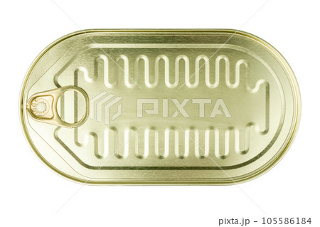 Canned fish isolated on white background. Canned fish isolated on white background. 105586184