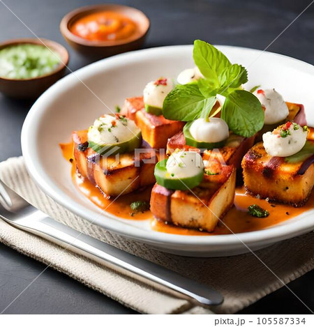 paneer tikka 105587334