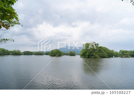 西大島から見た駒ヶ岳（大沼国定公園） 105588227