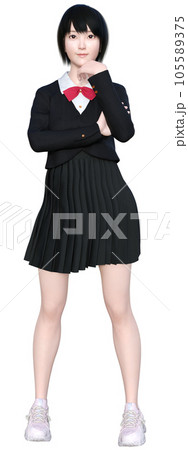 女の子 105589375
