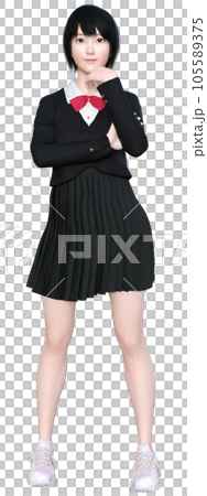 女の子 105589375