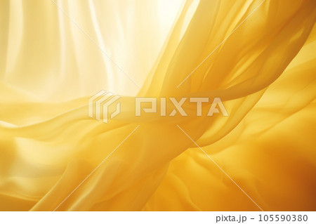 yellow fabric background illustration 105590380