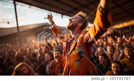 野外フェスティバルのアーティスト 野外フェスティバルのアーティスト 105591787