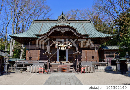 福島県 二本松市 二本松神社 拝殿 福島県 二本松市 二本松神社 拝殿 105592149