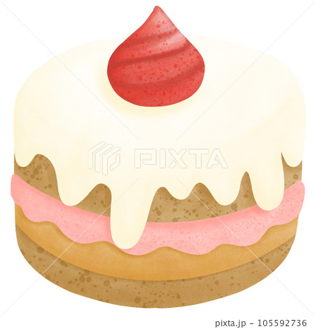 Japanese strawberry short cake 105592736