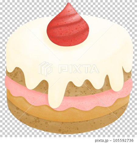 Japanese strawberry short cake 105592736