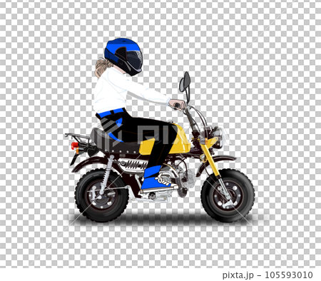 A woman wearing a helmet A woman wearing a helmet 105593010