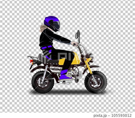 A woman wearing a helmet A woman wearing a helmet 105593012