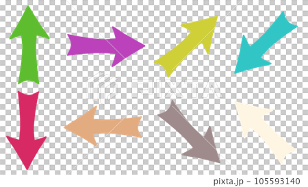Arrow arrow ARROW direction illustration direction vector set 105593140
