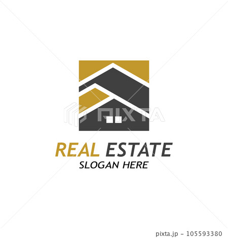real estate vector logo real estate vector logo 105593380