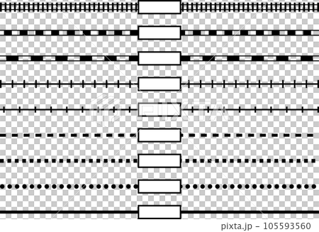 單色軌道狀標記的矢量插圖集 單色軌道狀標記的矢量插圖集 105593560
