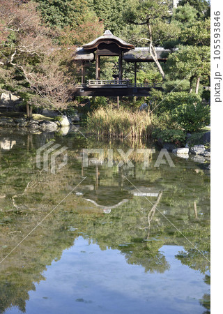 渉成園 枳殻邸 回棹廊 京都 庭園 渉成園 枳殻邸 回棹廊 京都 庭園 105593846