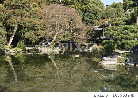 渉成園 枳殻邸 回棹廊 京都 庭園 渉成園 枳殻邸 回棹廊 京都 庭園 105593849