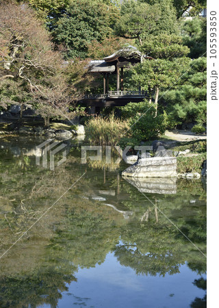 渉成園 枳殻邸 回棹廊 京都 庭園 渉成園 枳殻邸 回棹廊 京都 庭園 105593850