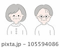 高齢の女性、患者さん 高齢の女性、患者さん 105594086