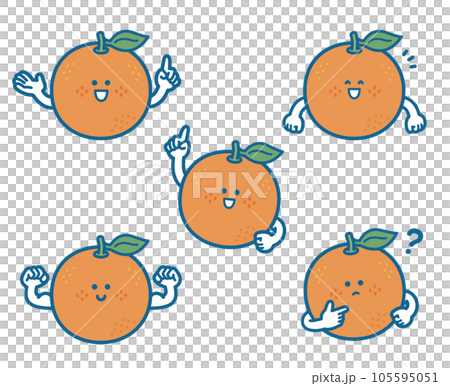 橙色字符 105595051