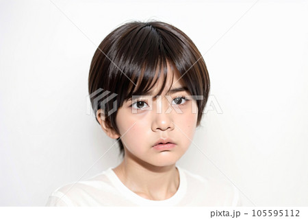 虐待され悲しい顔をした少年 AI generated 虐待され悲しい顔をした少年 AI generated 105595112