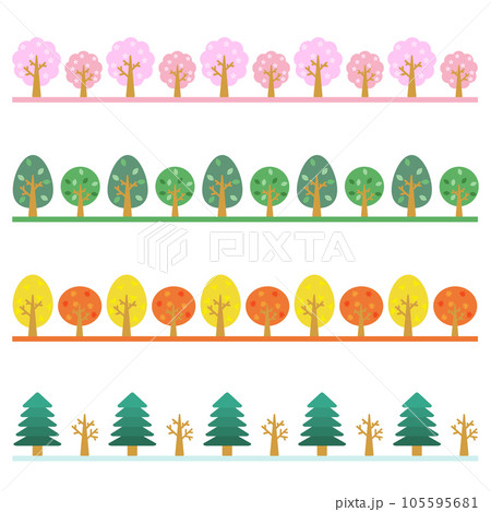 四季の木々 四季の木々 105595681