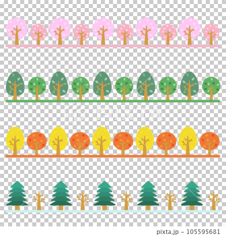 四季の木々 四季の木々 105595681