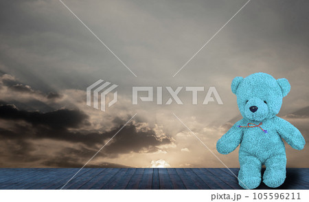 red bear isolated from white background red bear isolated from white background 105596211