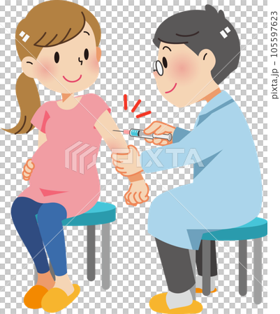孕婦接受疫苗接種 105597623
