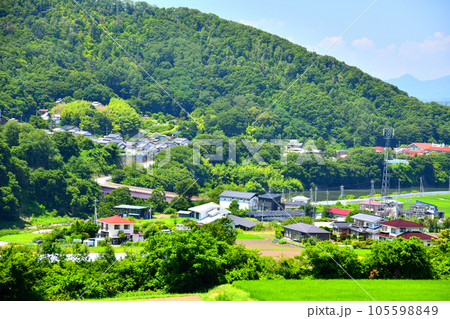 戻り橋／千曲川、千曲小学校方面を望む(長野県小諸市)【2023.8】 105598849