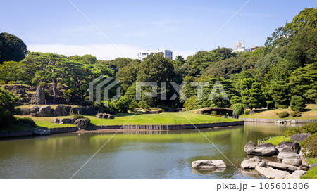 The beautiful view in Rikugien Gardens 105601806