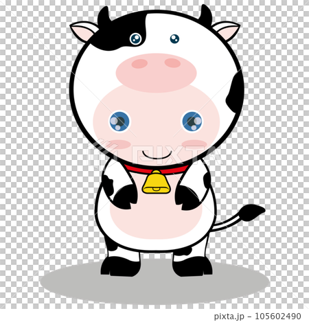 cartoon cow 105602490