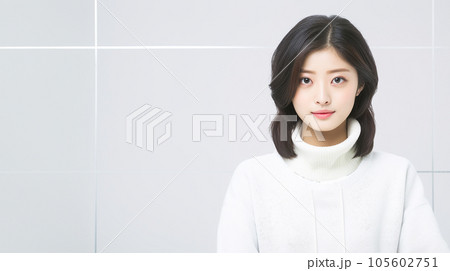 報道する美人ニュースキャスター 報道する美人ニュースキャスター 105602751