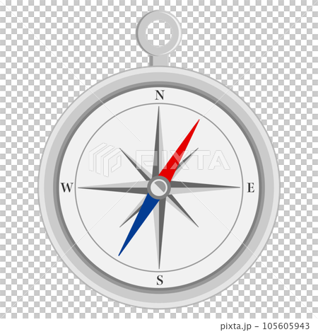 指南針的矢量圖。 105605943