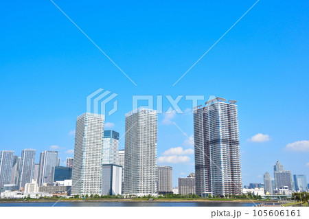 都市風景　東京湾岸　晴海 105606161