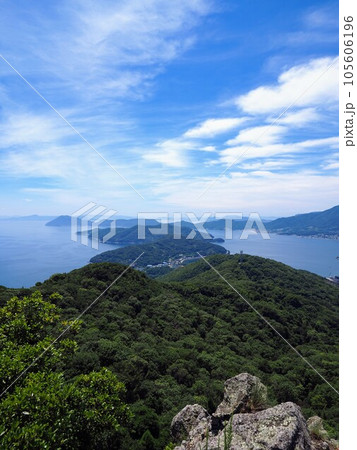 小豆島霊場第2番　碁石山からの風景【香川県小豆島】 105606196