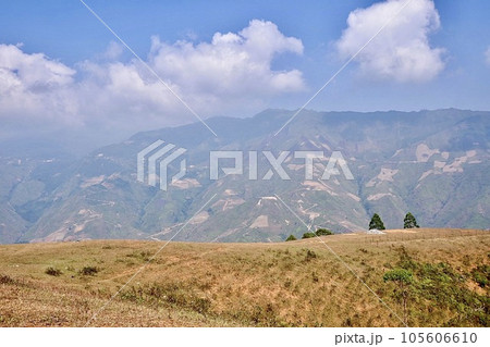 mountain landscape with clouds in Son La, Vietnam mountain landscape with clouds in Son La, Vietnam 105606610