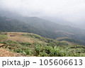mountain landscape with clouds in Vietnam  105606613