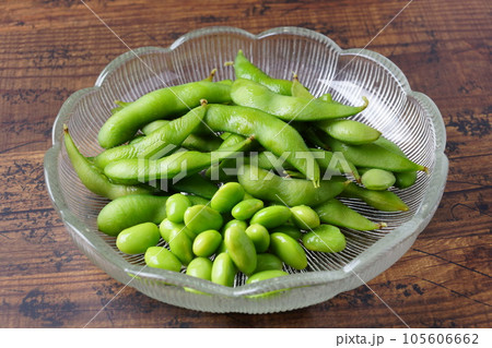 茹でた枝豆 茹でた枝豆 105606662