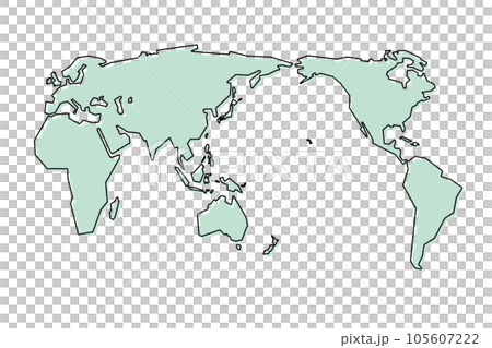 global world map 105607222