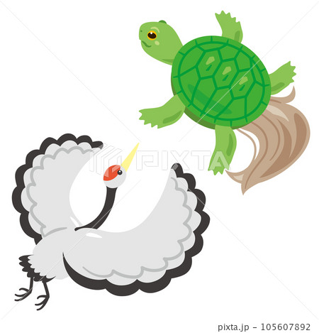 鶴と亀 105607892