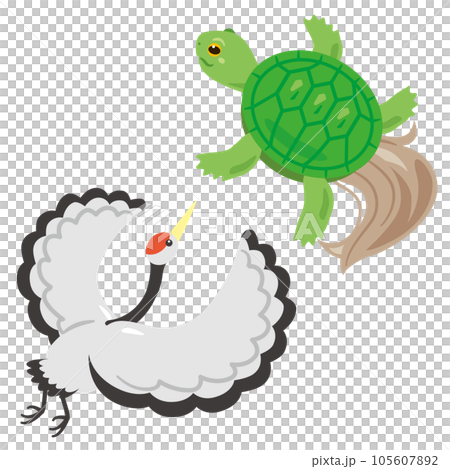 鶴と亀 105607892