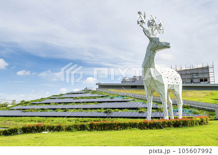 Shalun Green Energy Technology Demonstration Site in Tainan, Taiwan.  105607992