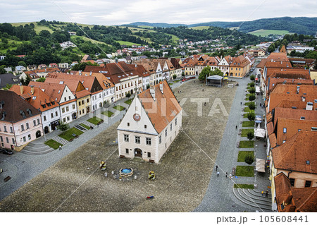 Old City Hall from Basilica of Saint Giles, Bardejov, Slovakia 105608441